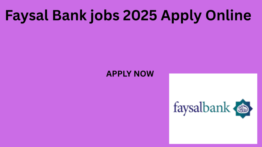 Faysal Bank Jobs
