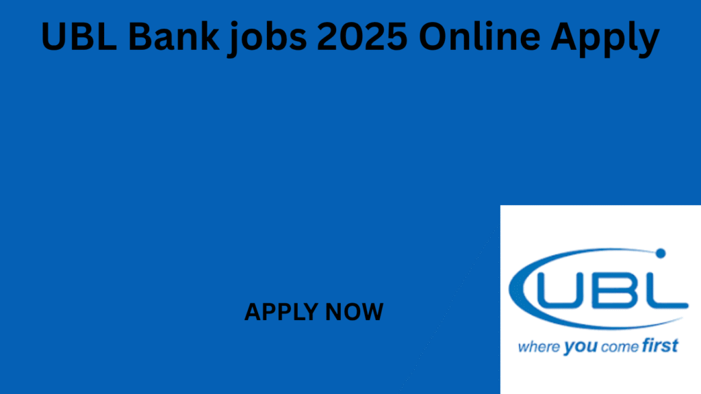 UBL Bank jobs